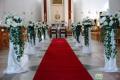 KWIACIARNIA CZ�STOCHOWA, BUKIETY SLUBNE, DEKORACJA POJAZDU, KO�CIO�A, SALI